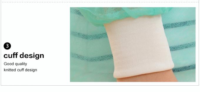 Fabrika fiyat tek kullanımlık dokuma olmayan örme cuff ile izolasyon elbisesi